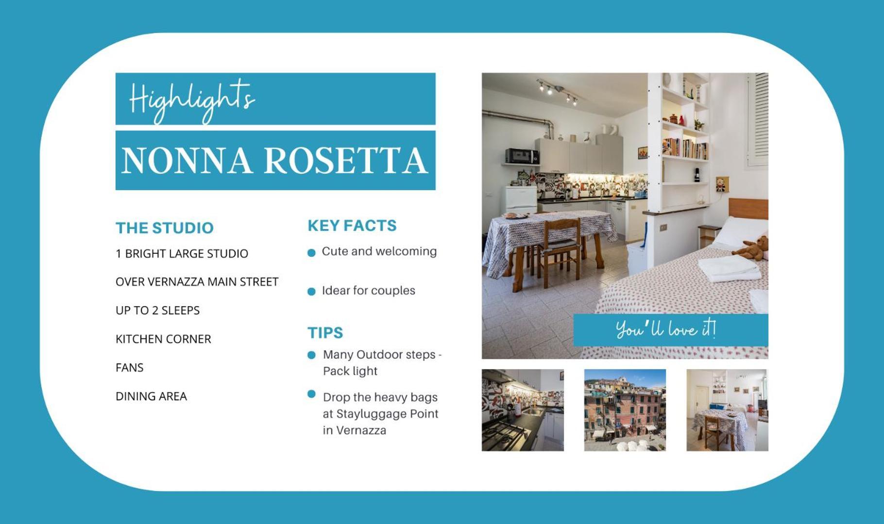 Nonna Rosetta Traditional Studio Vernazza Eksteriør billede